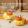 Duck-Shaped Interactive Treat Dispenser for Cats and Dogs