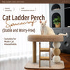 Compact Cat Tree with Sisal Scratching Post and Resting Bed