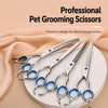 Pet Grooming Scissors Set with Case and Care Kit