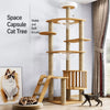 Large Cat Tree with Scratching Posts, Hideaway, and Climbing Perches
