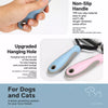 Dog & Cat Detangling Grooming Brush for Loose Fur