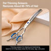Pet Grooming Scissors Set with Case and Care Kit