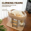 Compact Cat Tree with Sisal Scratching Post and Resting Bed