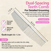 Stainless Steel Cat & Dog Grooming Comb for Detangling