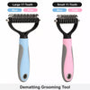 Dog & Cat Detangling Grooming Brush for Loose Fur