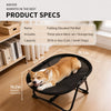 Foldable Elevated Pet Cot for Cats & Dogs – Oval Lounger