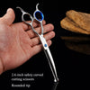 6.5-Inch Pet Grooming Shears – Straight and Curved Styles