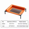 Raised Faux Leather Pet Cot for Small and Medium Dogs and Cats
