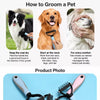 Dog & Cat Detangling Grooming Brush for Loose Fur