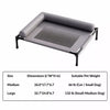 Raised Faux Leather Pet Cot for Small and Medium Dogs and Cats