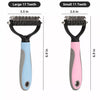 Dog & Cat Detangling Grooming Brush for Loose Fur