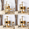 Large Cat Tree with Scratching Posts, Hideaway, and Climbing Perches
