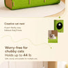 4-Level Solid Wood Cat Tree with Enclosed Hideaway