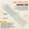 Stainless Steel Cat & Dog Grooming Comb for Detangling