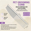 Stainless Steel Cat & Dog Grooming Comb for Detangling