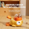 Rotating Duck Treat Dispenser Toy for Dogs & Cats