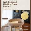 Compact Cat Tree with Sisal Scratching Post and Resting Bed