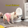 Toilet-Shaped Pet Bowl with Wide Opening