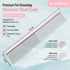 Stainless Steel Cat & Dog Grooming Comb for Detangling