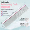 Stainless Steel Cat & Dog Grooming Comb for Detangling