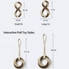 Nylon Dog Tug Toy with Ring, Figure-Eight and Tug Styles