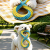 Nylon Dog Tug Toy with Ring, Figure-Eight and Tug Styles