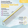 Stainless Steel Cat & Dog Grooming Comb for Detangling