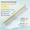 Stainless Steel Cat & Dog Grooming Comb for Detangling