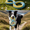 Nylon Dog Tug Toy with Ring, Figure-Eight and Tug Styles