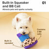 Dog Snuffle Boot Toy with Crinkle and Squeaker