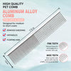Stainless Steel Cat & Dog Grooming Comb for Detangling