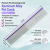 Stainless Steel Cat & Dog Grooming Comb for Detangling
