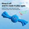Squeaky Tug Ball Toy for Small and Medium Dogs