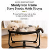 Foldable Elevated Pet Cot for Cats & Dogs – Oval Lounger