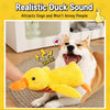 Plush Squeaky Duck Dog Toy