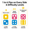 21-Hole Treat-Dispensing Dice Dog Toy
