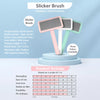 Pet Slicker Brush for Fluffing and Detangling