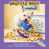 Dog Snuffle Boot Toy with Crinkle and Squeaker