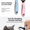 Dog & Cat Detangling Grooming Brush for Loose Fur