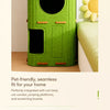4-Level Solid Wood Cat Tree with Enclosed Hideaway