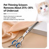 Pet Grooming Scissors Set with Case and Care Kit