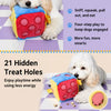 21-Hole Treat-Dispensing Dice Dog Toy