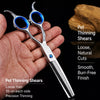 6.5-Inch Pet Grooming Shears – Straight and Curved Styles