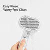 2-in-1 Deshedding and Detangling Brush for Dogs & Cats