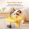 Automatic Pet Water Fountain with 1.5L Filtered Water Flow
