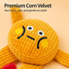 Waffle Plush Cat Toy with Crinkle Sound and Catnip
