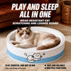 Corrugated Cardboard Cat Scratcher Bed