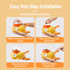 Rotating Duck Treat Dispenser Toy for Dogs & Cats
