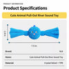 Squeaky Tug Ball Toy for Small and Medium Dogs