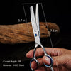 6.5-Inch Pet Grooming Shears – Straight and Curved Styles